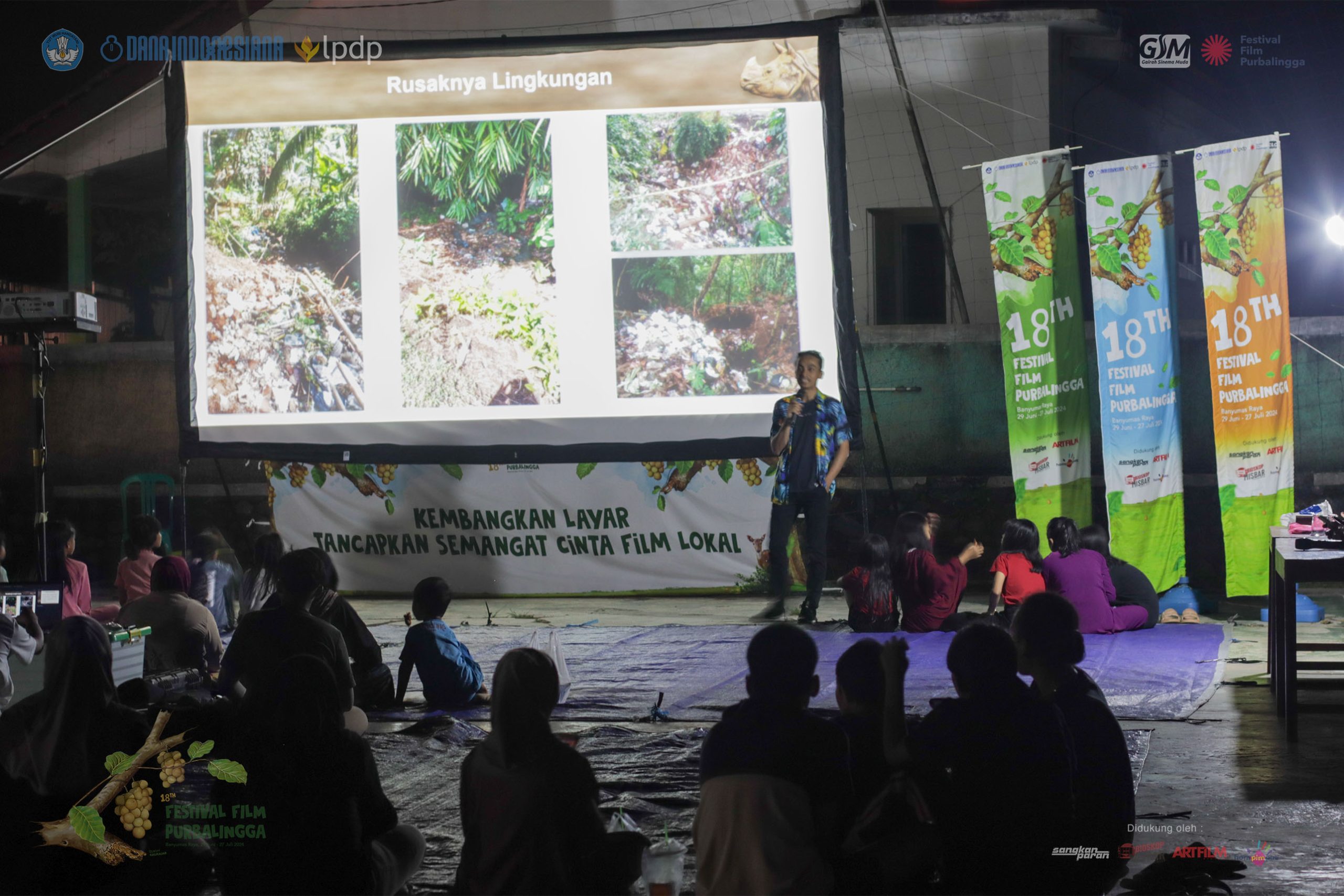 Foto Official - Titik Ke - 3 Layar Tanjleb 18th Festival Film Purbalingga Lapangan voli dusun 2 Tanjunganom Desa Tanjunganom, Kec. Rakit, Banjarnegara 2